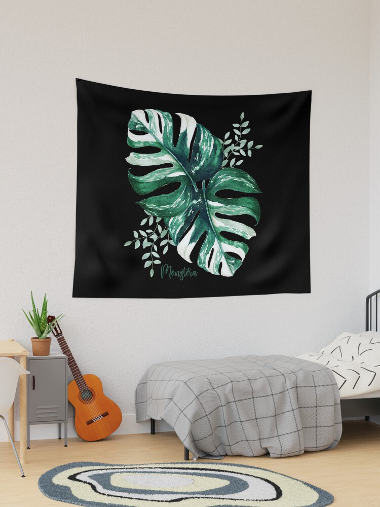 Monstera Variegated Monstera Monstera Deliciosa Monstera Plant Monstera variegated Monstera variegata Tapestry for Sale by nanathaishop Redbubble