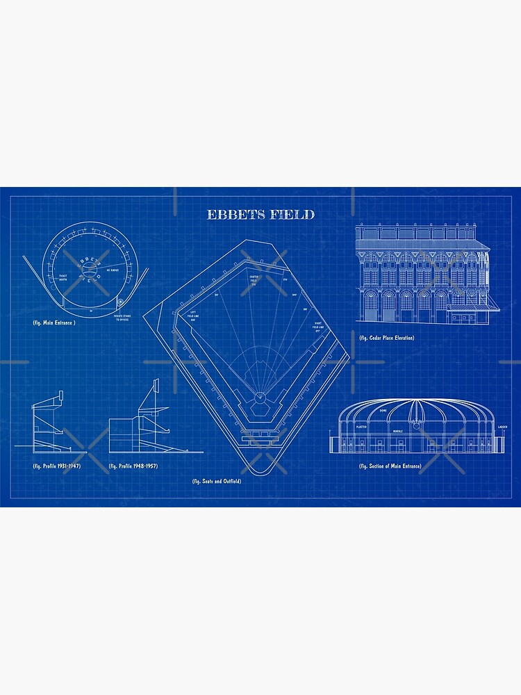 Ebbets Field (Blueprint) by BGALAXY