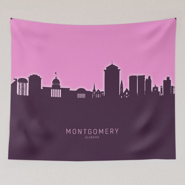 Item preview, Montgomery Alabama Skyline designed and sold by ArtPrints.