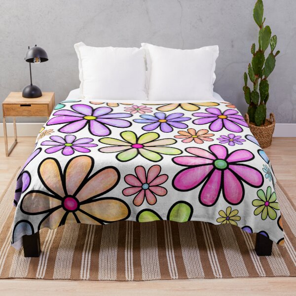 Artikelvorschau, Colorful Doodle Flowers entworfen und verkauft von stylebytara.