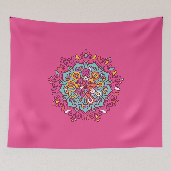 Aperçu de l'œuvre Mandala floral hippie - Art puissant créée et vendue par ZodesignArt.