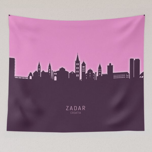 Item preview, Zadar Croatia Skyline designed and sold by ArtPrints.