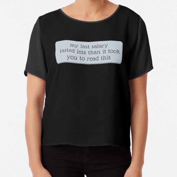 Gehaltswitz Chiffon Top