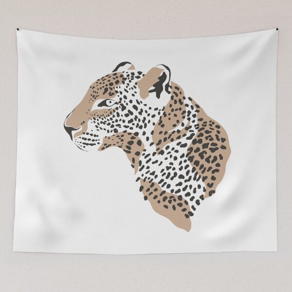 Item preview, tiger in the wildlife pastel colors designed and sold by Con Inspo.