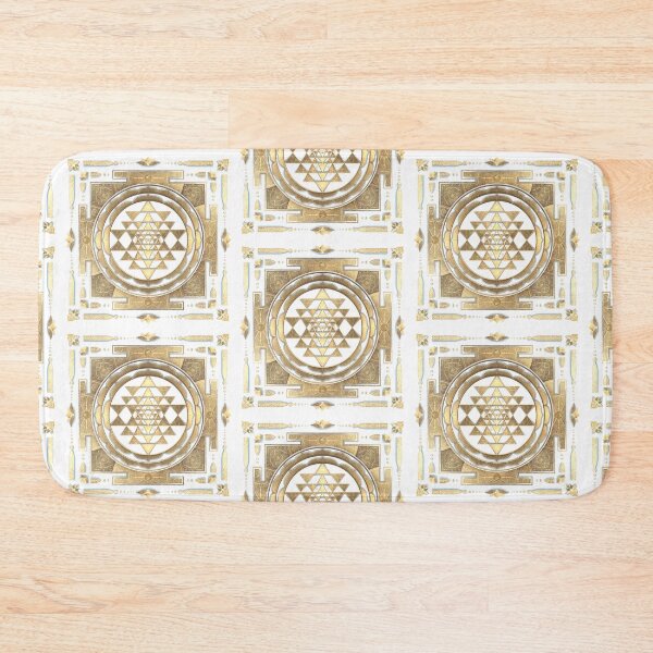 Item preview, GOLDEN SRI YANTRA (white background) designed and sold by DigitalZealot.