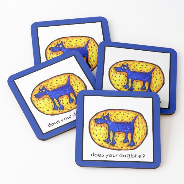 Item preview, Does your dog bite? designed and sold by Ama Page.