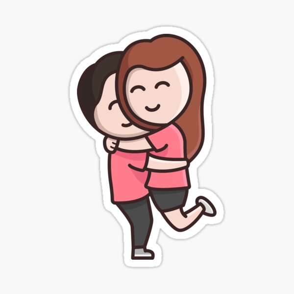 Cute couple design' Sticker