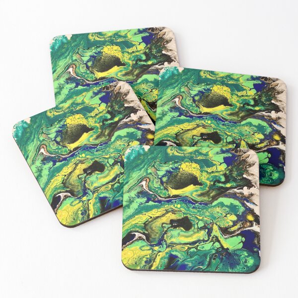 Item preview, Green explosion designed and sold by QDVUrbanArt.