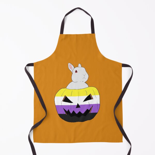Artikelvorschau, Halloween Pride Bunny nonbinary entworfen und verkauft von Kaninchenfront.