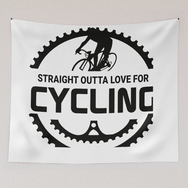 Item preview, Straight outta love for cycling designed and sold by Midhuna.
