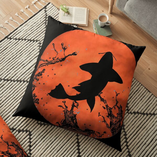 Carpe koï Coussin de sol
