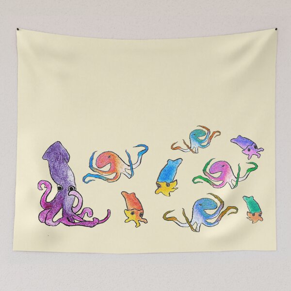 Item preview, Cephalopod Squid ocean Animals light designed and sold by NancyArtDesigns.