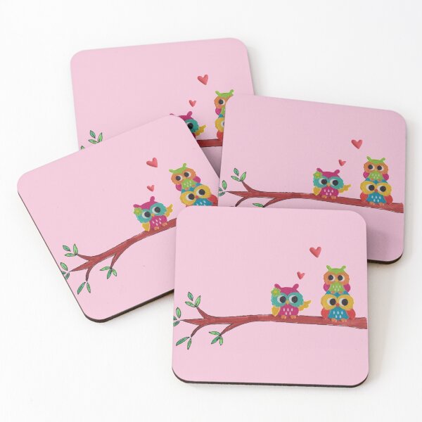 Item preview, Owl Love Pink Bliss designed and sold by Nicola Leyh.