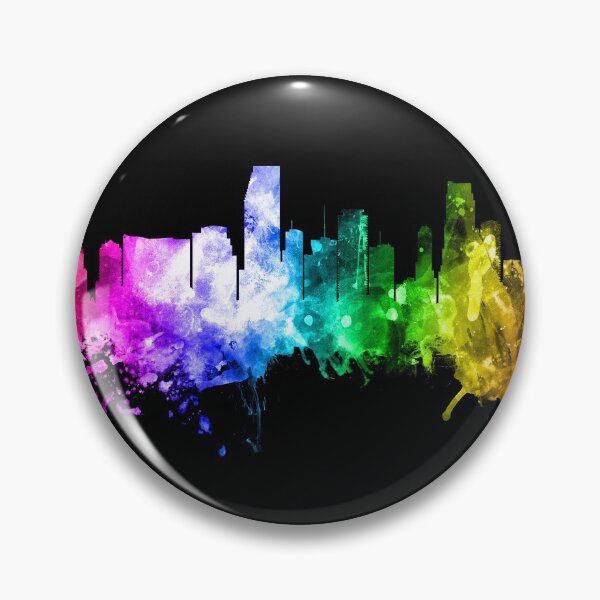 Item preview, Miami Florida Skyline designed and sold by ArtPrints.