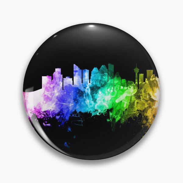 Item preview, Calgary Canada Skyline designed and sold by ArtPrints.