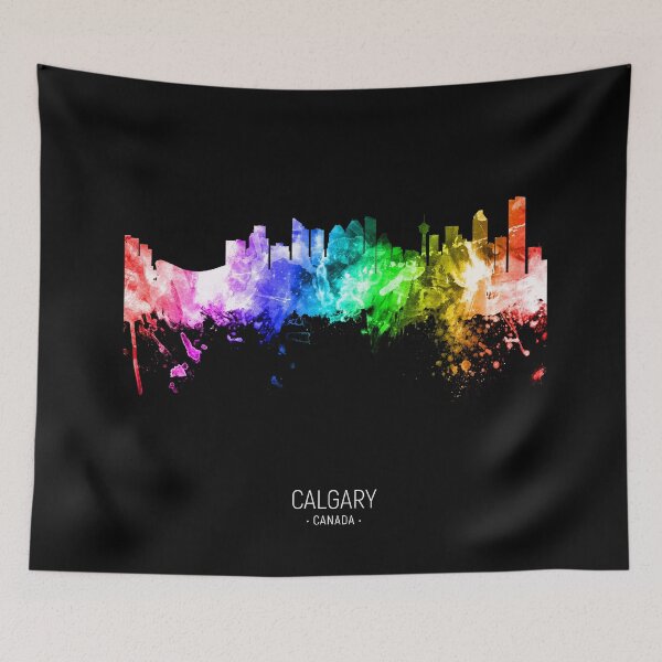 Item preview, Calgary Canada Skyline designed and sold by ArtPrints.