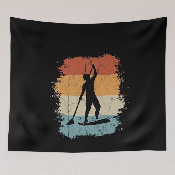 Item preview, Retro Style Stand Up Paddling Board SUP designed and sold by Skizzenmonster.