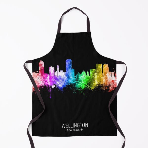 Item preview, Wellington New Zealand Skyline designed and sold by ArtPrints.