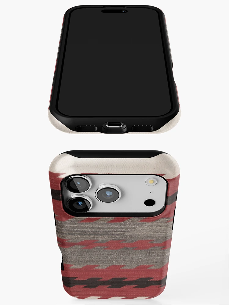 Thumbnail 3 of 4, iPhone Case, Navajo Rug 9 designed and sold by hellcom.