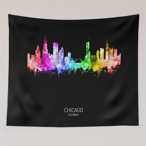Item preview, Chicago Illinois Skyline designed and sold by ArtPrints.