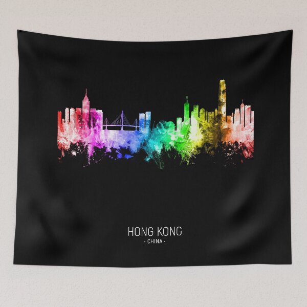 Artikelvorschau, Hong Kong Skyline entworfen und verkauft von ArtPrints.