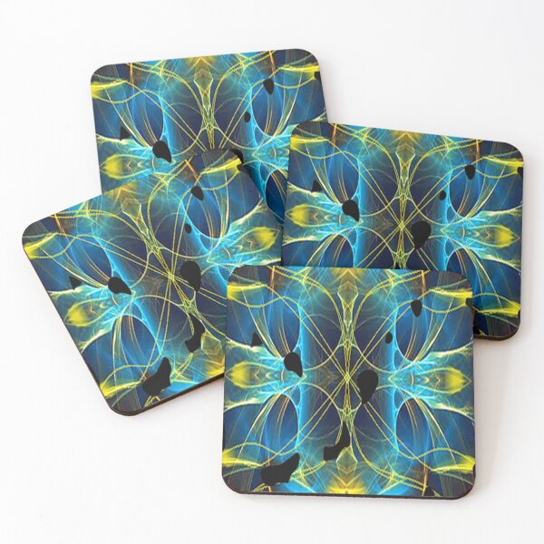Item preview, Teal ilustration , psychedelic Arte Abstracto, abstract art design designed and sold by Adri Barnard.