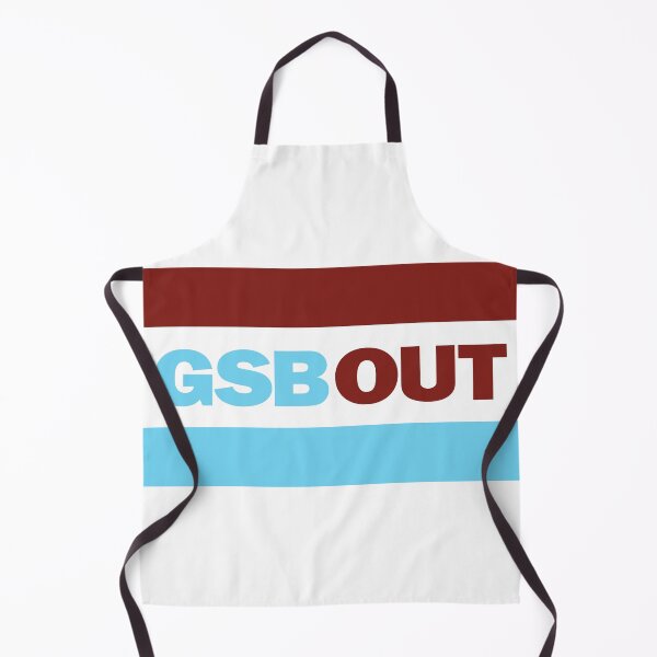 Item preview, GSBOut single line claret Blue bars designed and sold by ThamesIronworks.