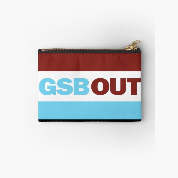 Item preview, GSBOut single line claret Blue bars designed and sold by ThamesIronworks.