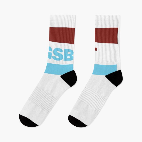 Item preview, GSBOut single line claret Blue bars designed and sold by ThamesIronworks.