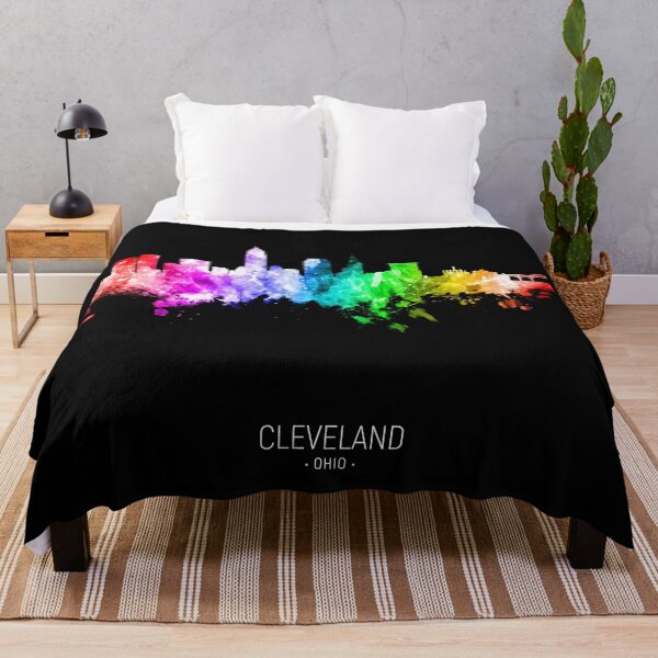 Artikelvorschau, Cleveland Ohio Skyline entworfen und verkauft von ArtPrints.