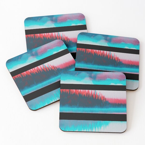 Item preview, Glitch Lake and Pine tres designed and sold by Arva-Designs.