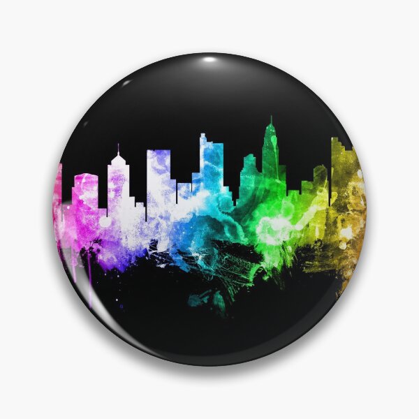 Aperçu de l'œuvre Columbus Ohio Skyline créée et vendue par ArtPrints.