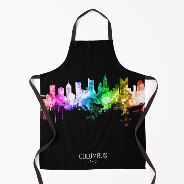 Aperçu de l'œuvre Columbus Ohio Skyline créée et vendue par ArtPrints.