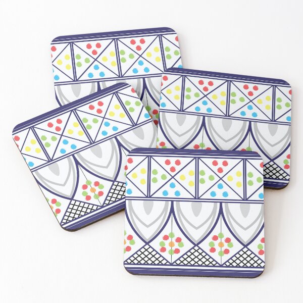 Item preview, Tunisian arabic colourful tagine pattern designed and sold by MariemN.