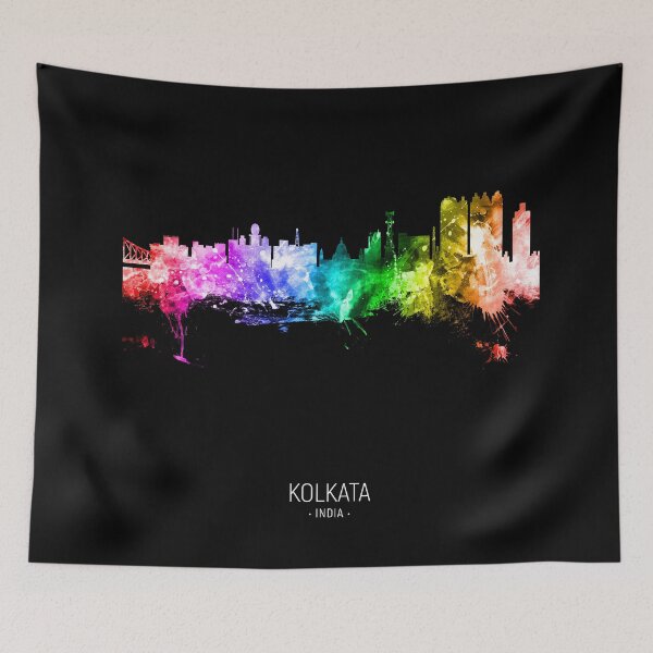 Item preview, Kolkata (Calcutta) India Skyline designed and sold by ArtPrints.