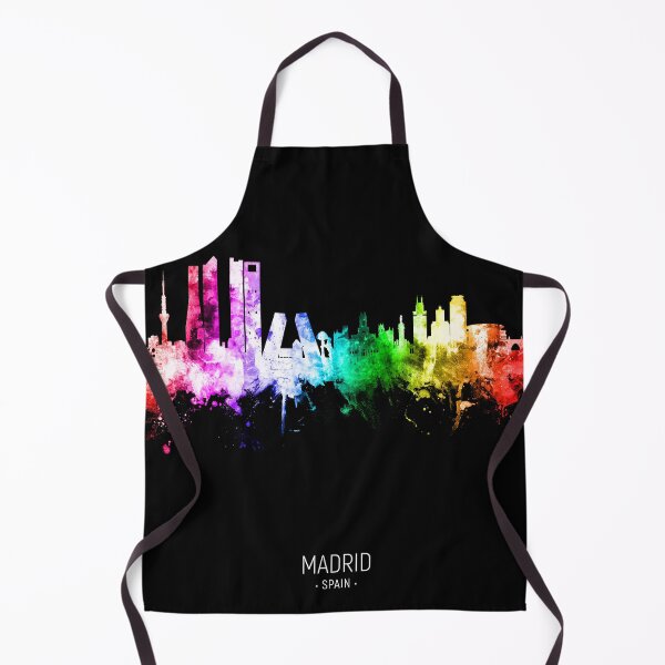 Aperçu de l'œuvre Madrid Spain Skyline créée et vendue par ArtPrints.