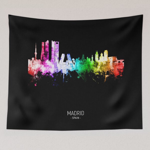 Item preview, Madrid Spain Skyline designed and sold by ArtPrints.