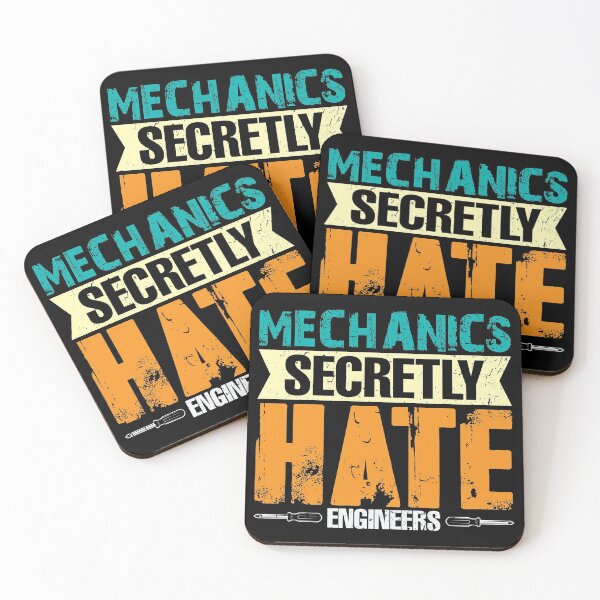 Item preview, Mechanic Secretly Hate Engineers designed and sold by Grinover.