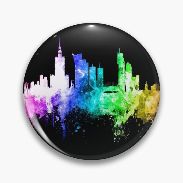 Item preview, Warsaw Poland Skyline designed and sold by ArtPrints.