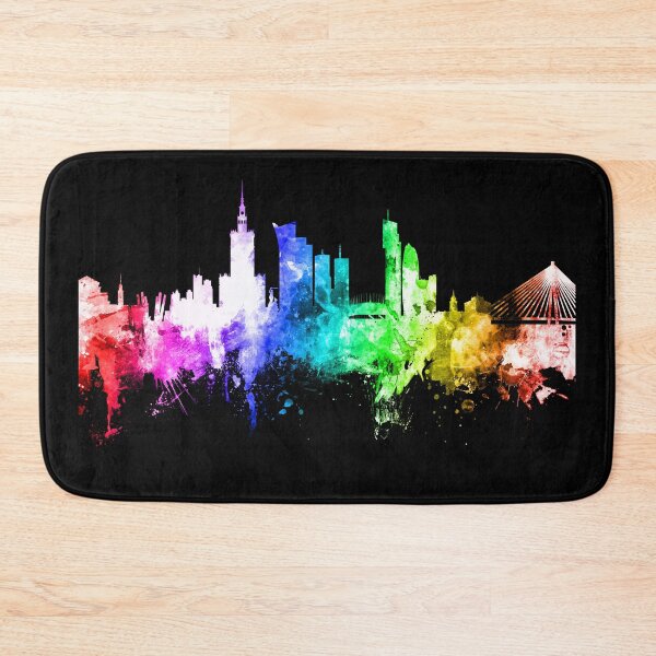 Item preview, Warsaw Poland Skyline designed and sold by ArtPrints.