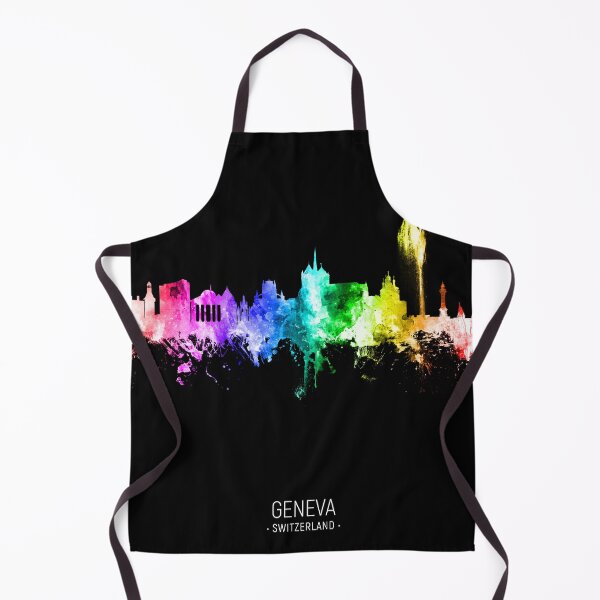 Item preview, Geneva Switzerland Skyline designed and sold by ArtPrints.