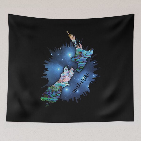 Item preview, KIWI NEW ZEALAND PAUA MATARIKI designed and sold by Madjack Tees Kiwi SuperStore.