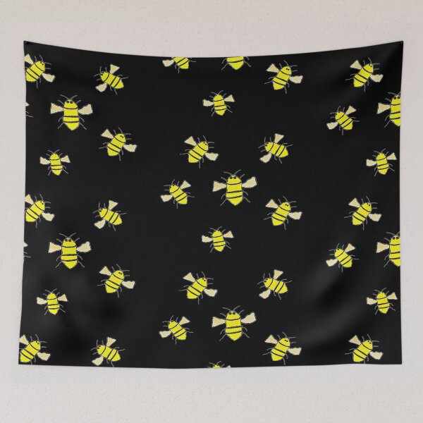 Item preview, SWEET HONEY BEES BLACK designed and sold by NancyArtDesigns.