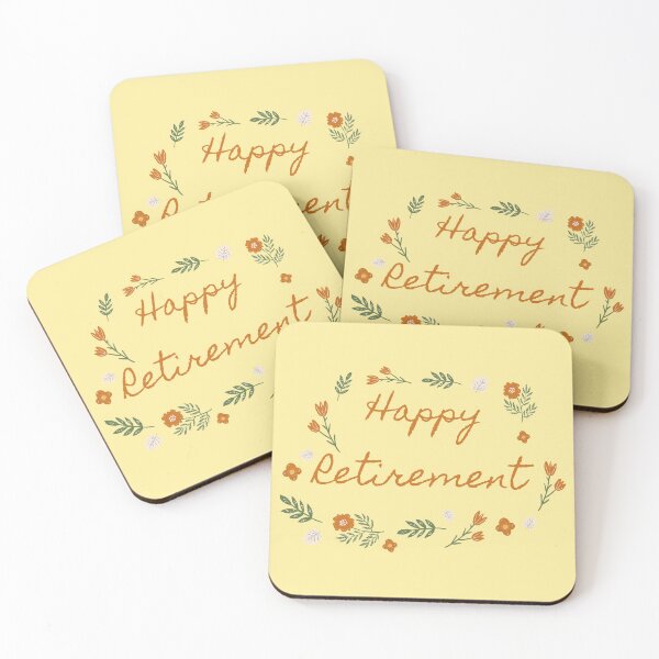 Item preview, Happy Retirement - Flower Design designed and sold by K-icon.