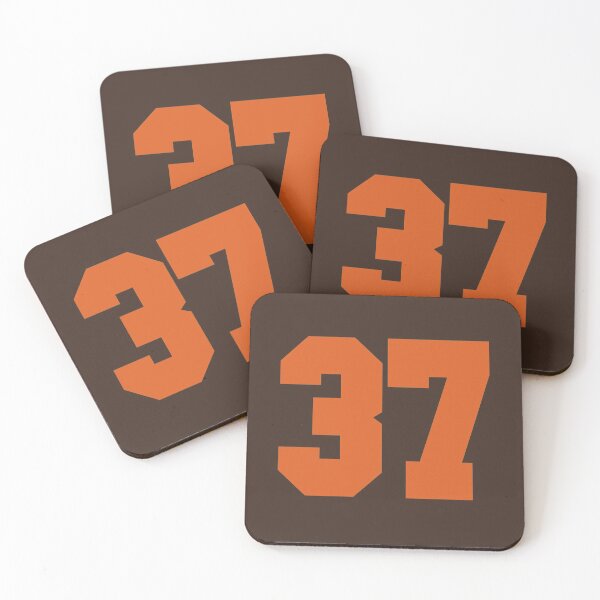 Item preview, 37 Number Cleveland Sports Thirty-Seven Brown Jersey designed and sold by HelloFromAja.