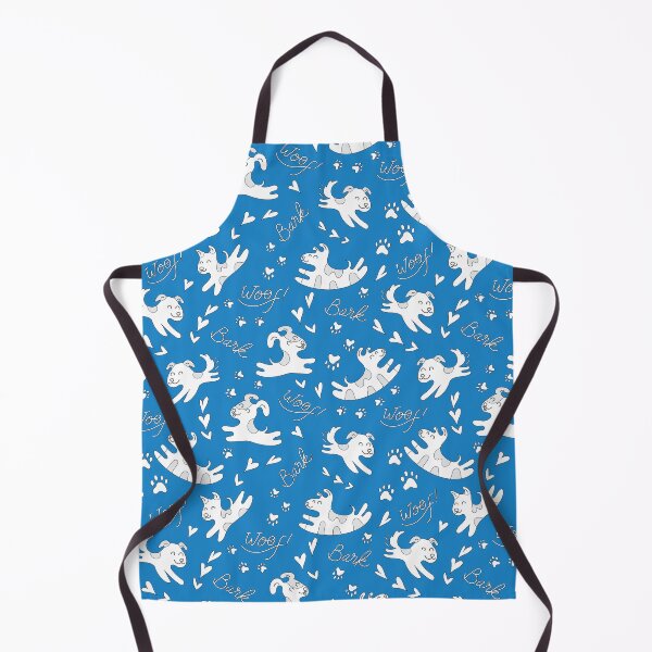 Item preview, Cute puppies playing, doggy pattern, cute dog pattern - Blue designed and sold by PattyTheGecko.