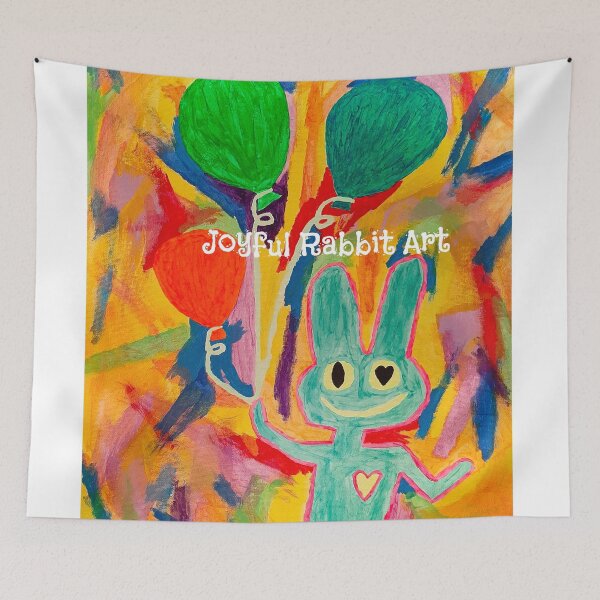 Item preview, Joyful Rabbit Balloons (with words) designed and sold by JoyfulRabbitArt.