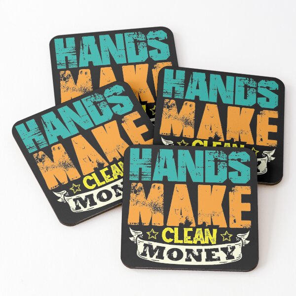 Item preview, Hands Make Clean Money Work Mechanic carpenter designed and sold by Grinover.
