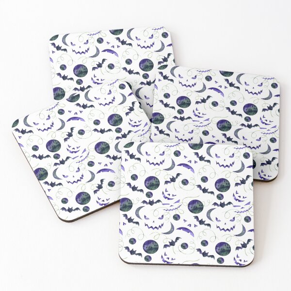 Item preview, Watercolor halloween cute pattern designed and sold by olga koelsch.