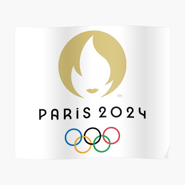 Olympische Spiele Paris 2024 Poster Von Gabyanita Redbubble